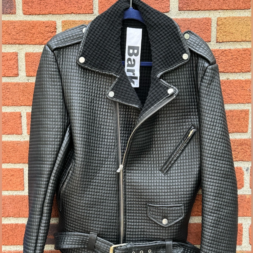 Bark leather jacket in great shape, maybe used once and decided it's not for me